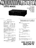 Sony TC-FX120 - Service Manual 